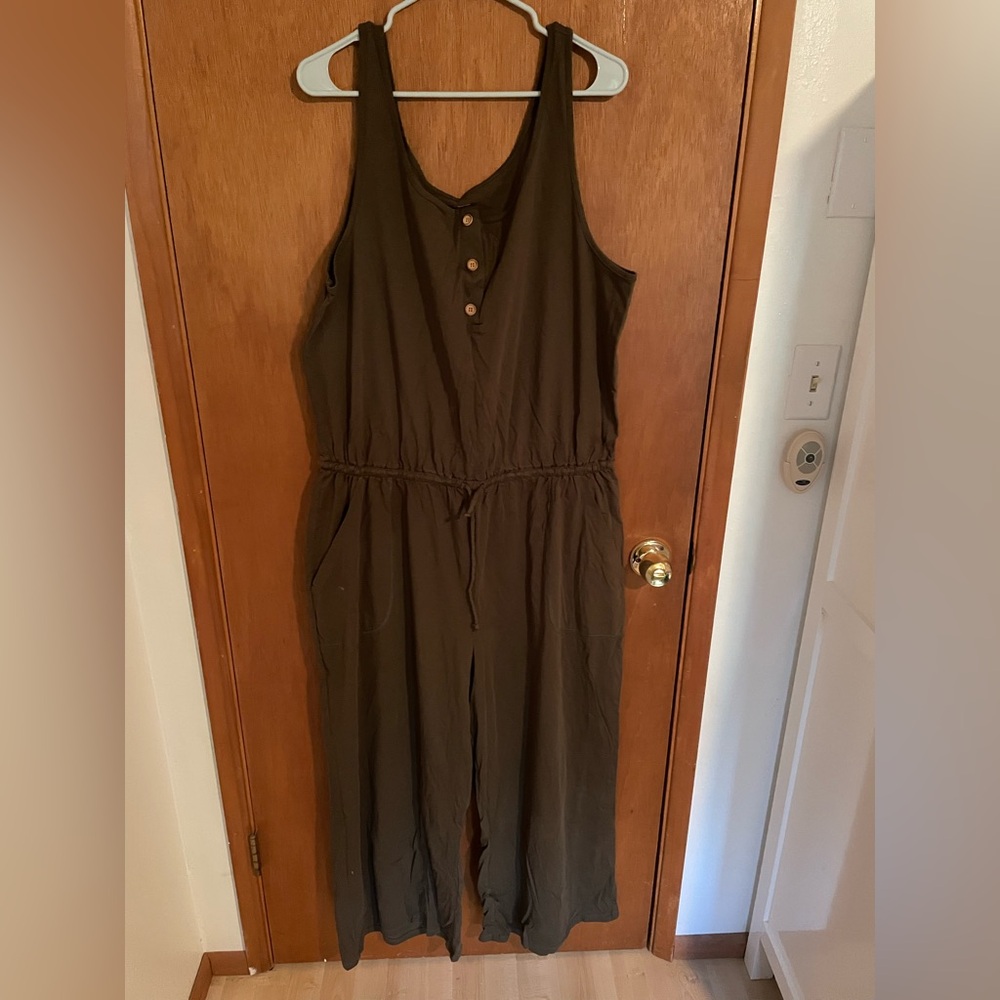 Imbodhi Ella Jumpsuit in Moss - Never Worn